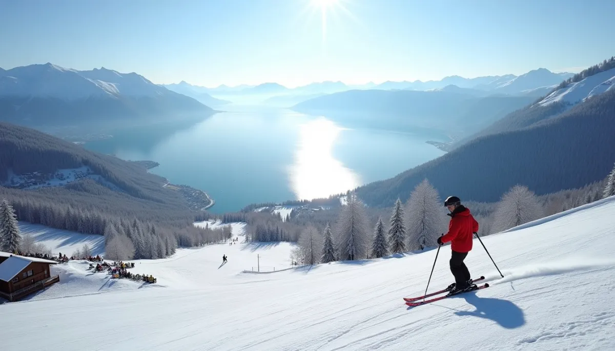 Article : Ski avec vue sur la mer d'eau douce : les pistes grandioses de Villars et Leysin